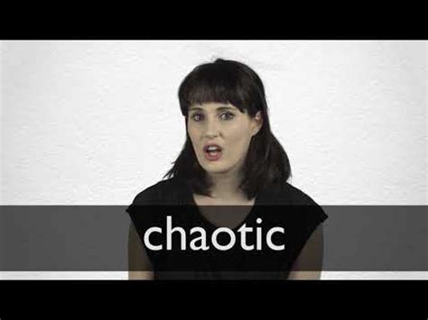 CHAOTIC definition in American English .
